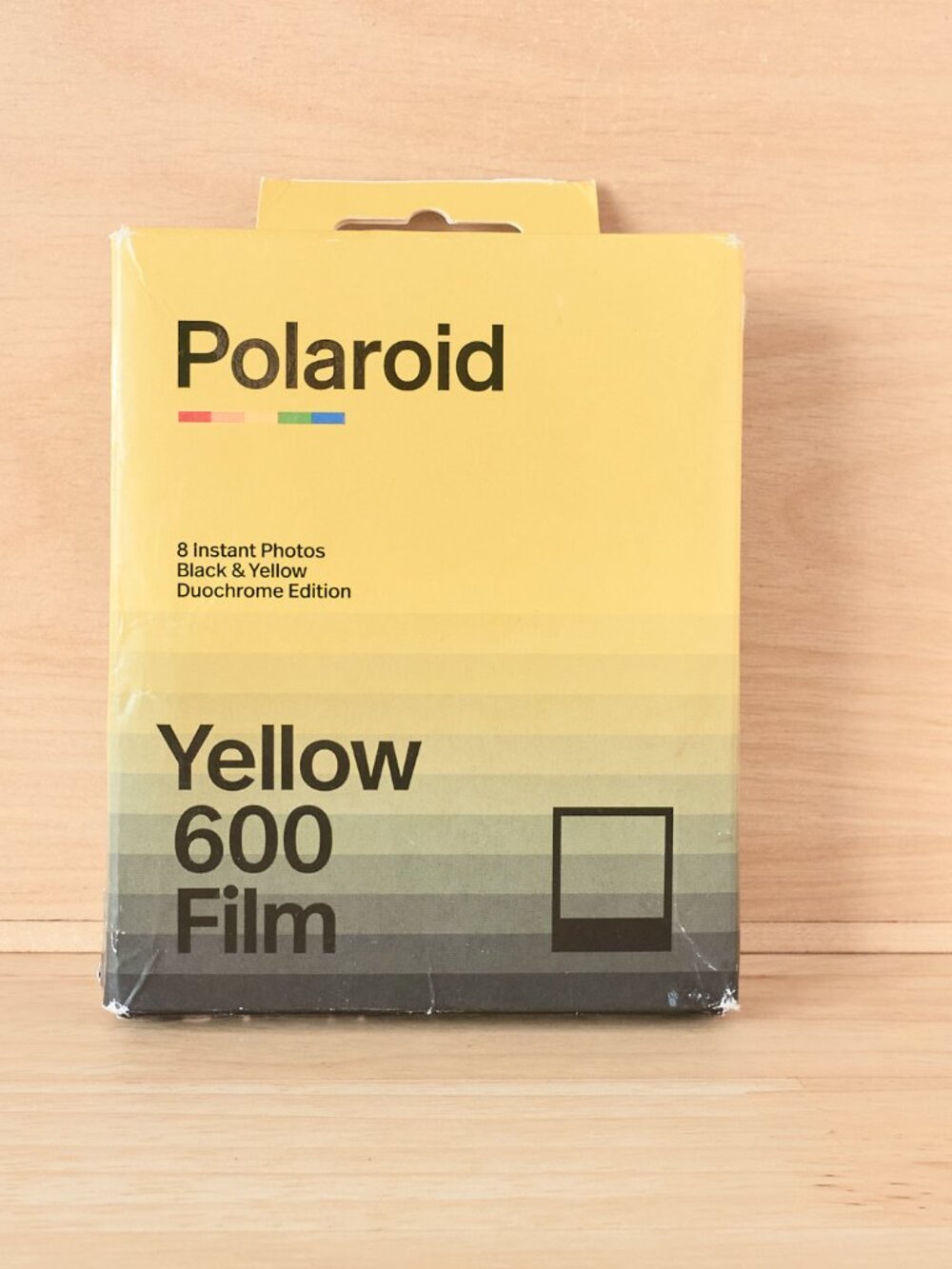 Polaroid Yellow 600 Duochrome Edition Instant Film 8 Photos Expired Black